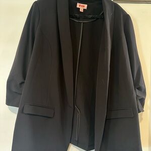 EVRI Women's Elegant Black Suit Jacket